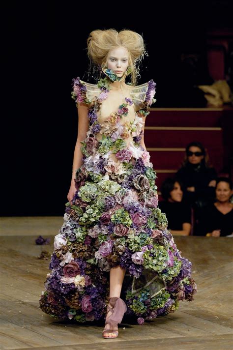 alexander mcqueen flower collection.